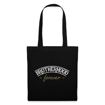 Brotherhood Forever gift saying biker motorcycle - Tote Bag - black - Front