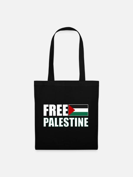 Free Palestine - Sac en tissu - noir