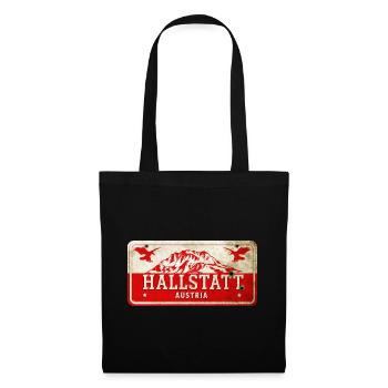 Hallstatt Austrian vintage sign - Tote Bag - black - Front