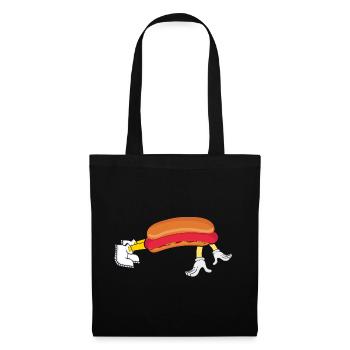 Hot Dog Bodybuilding Fitness Gym Gift - Tote Bag - black - Front
