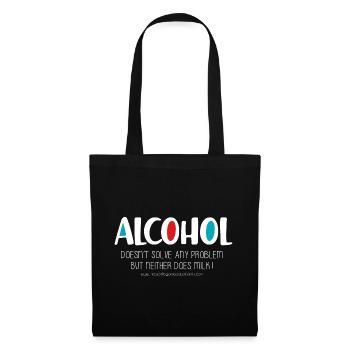Alcohol (dark) - Tote Bag - black - Front