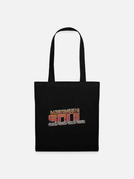 Northern Soul Retro - Stoffbeutel - Schwarz