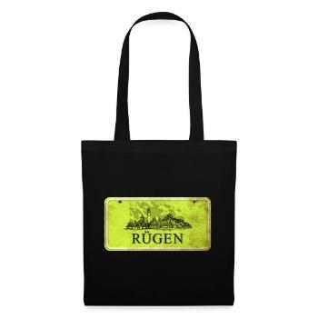 Rügen vintage sign - Tote Bag - black - Front