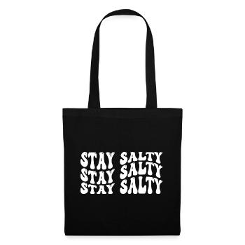 Stay Salty - Stoffbeutel - Schwarz - Vorne