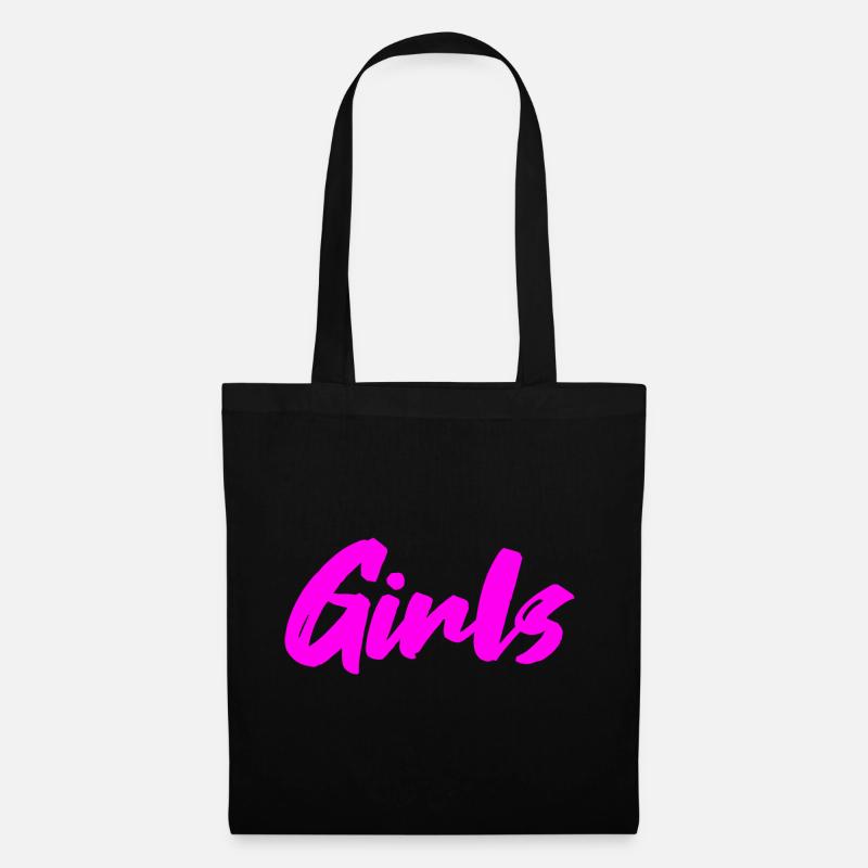 Girls - Stoffbeutel - Schwarz