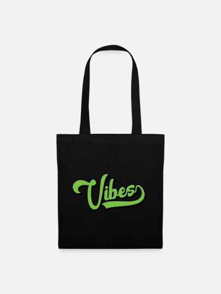Vibes - Stoffbeutel - Schwarz