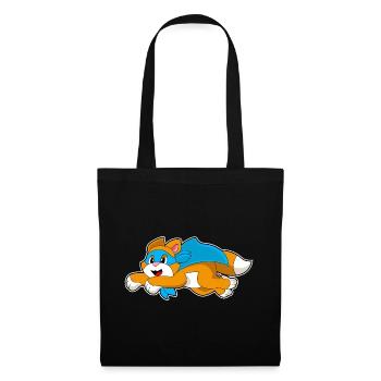 Cat Superhero Cloak - Tote Bag - black - Front