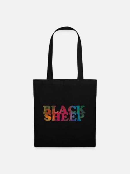 Black Sheep - Stoffbeutel - Schwarz