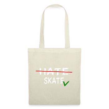 skater skateboard sk8 halfpipe skateboarder skate - Tote Bag - nature - Front
