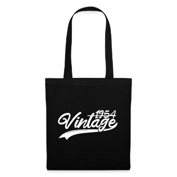Vintage 1954 Birthday Gift 1954 - Tote Bag - black - Front