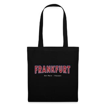 Frankfurt Am Main - Stoffbeutel - Schwarz - Vorne