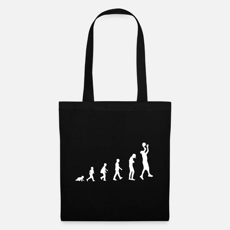 Evolution de bébé à basketteur / Sport - Sac en tissu - noir
