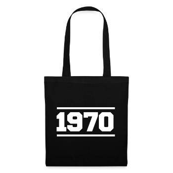 1970 - Sac en tissu - noir - Devant
