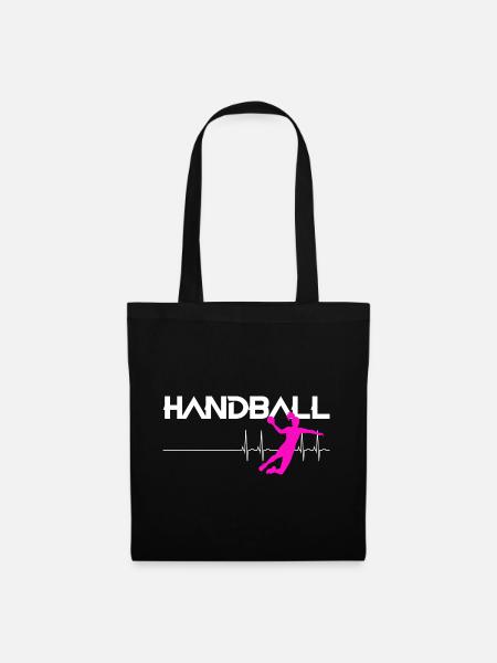 Handball - Stoffbeutel - Schwarz