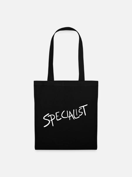 Spezialist Handlettering Stil - Stoffbeutel - Schwarz