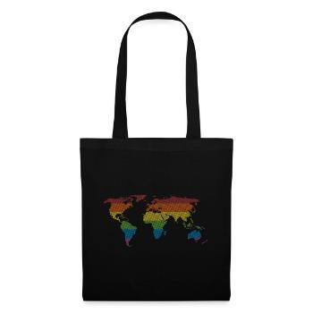 Pride World - Stoffbeutel - Schwarz - Vorne