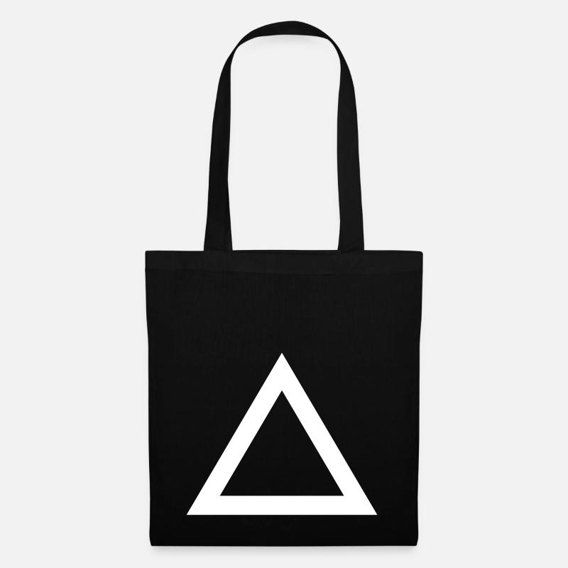 triangle - Tote Bag - black