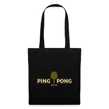 Ping Pong - Tote Bag - black - Front