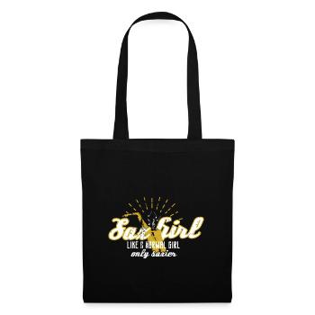 saxophone - Tote Bag - black - Front