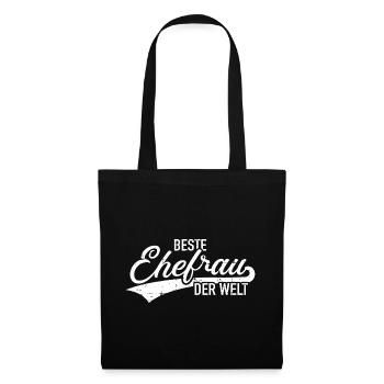 épouse - Sac en tissu - noir - Devant