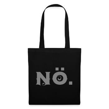Nö - Stoffbeutel - Schwarz - Vorne