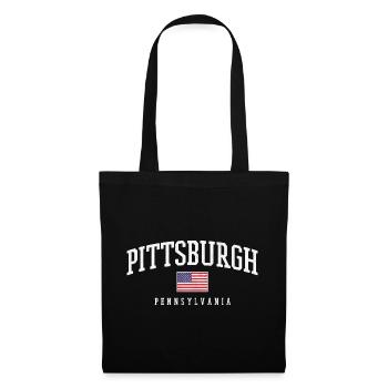 Pittsburgh Arc with Flag - Tote Bag - black - Front