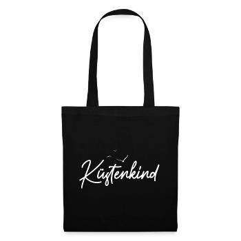 Küstenkind - Stoffbeutel - Schwarz - Vorne