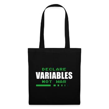 Programmeur Geek Programmeur Programmeur Informatique Codeur L - Sac en tissu - noir - Devant