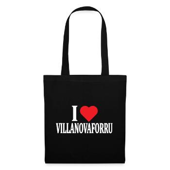 t-shirt J’adore Villanovaforru t-shirt Sardaigne - Sac en tissu - noir - Devant