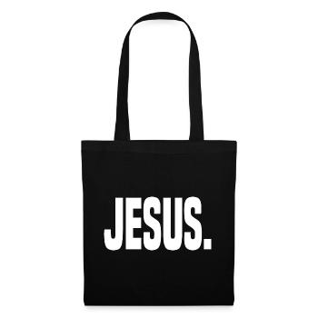 Jesus. - Tote Bag - black - Front