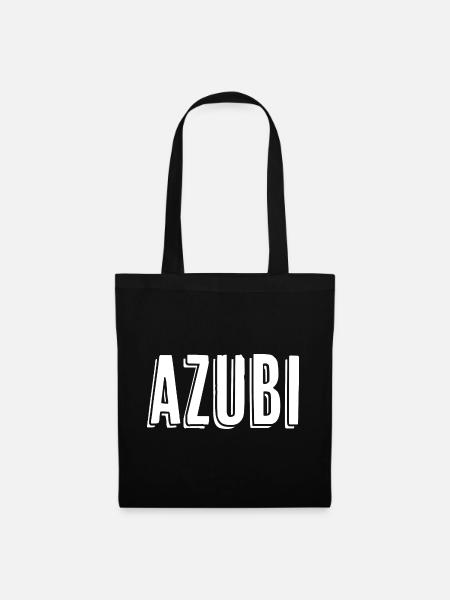 Azubi Tshirt Geschenkidee 23 - Stoffbeutel - Schwarz