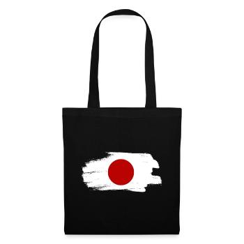 Japan Flag Used Look Nihon Japanese Flag - Tote Bag - black - Front