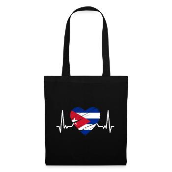 Cuba Flag Caribbean Vacation Cuba Travel Havana - Tote Bag - black - Front
