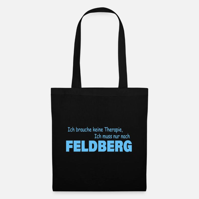 Therapie FELDBERG - Stoffbeutel - Schwarz