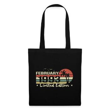 February Vintage 31st Anniversary Born 1993 Vibe - Tote Bag - black - Front