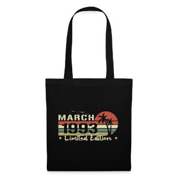 March Vintage 31st Anniversary Born 1993 Vibe - Tote Bag - black - Front