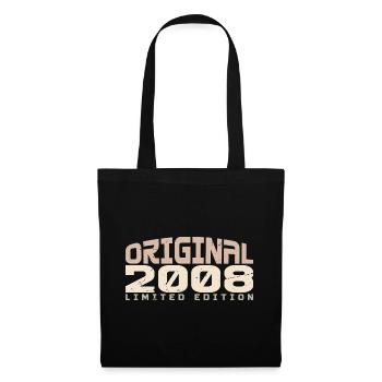 Vintage 2008 Limited Edition 2008 Birthday - Tote Bag - black - Front