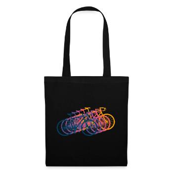 Bicycle Road Bike Vintage Retro - Tote Bag - black - Front
