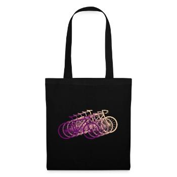 Bicycle Road Bike Vintage Retro - Tote Bag - black - Front