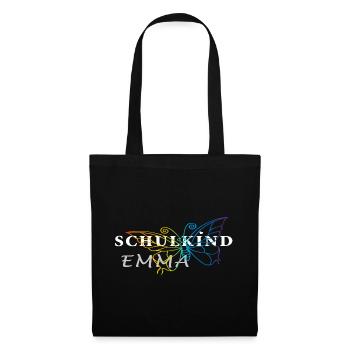 Écolière Emma - Sac en tissu - noir - Devant