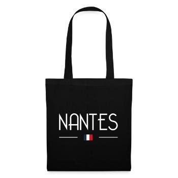 Nantes - Sac en tissu - noir - Devant