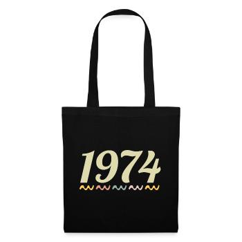 1974 - Sac en tissu - noir - Devant