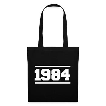 1984 Cadeau rétro 1984 original 1984 - Sac en tissu - noir - Devant