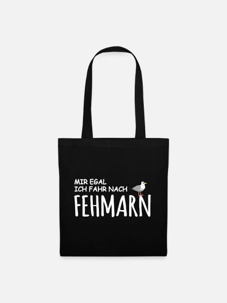 Fehmarn Liebe - Stoffbeutel - Schwarz