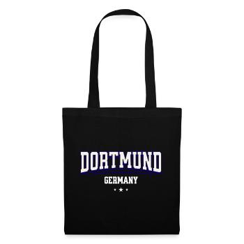 Dortmund Shirt für Deutschland Fans - Stoffbeutel - Schwarz - Vorne