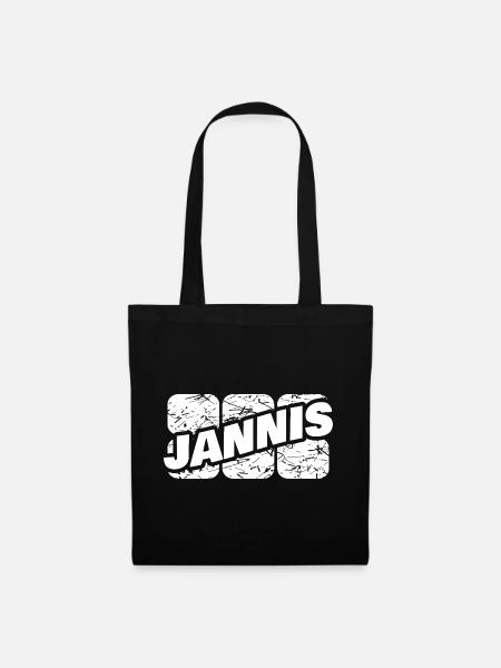 Jannis - Stoffbeutel - Schwarz