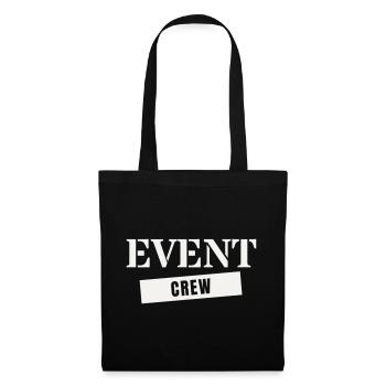 Event Crew - Stoffbeutel - Schwarz - Vorne