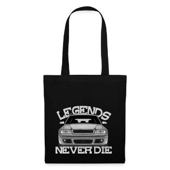 RS4 B5 legends never die - Tote Bag - black - Front