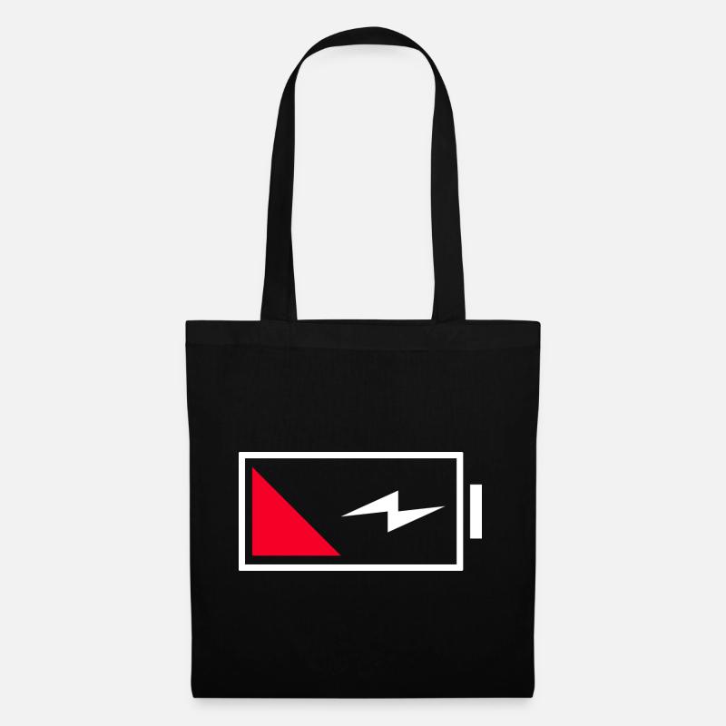 Batterie - Sac en tissu - noir