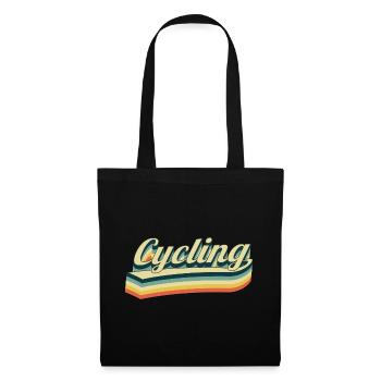 Cycling - Vélo - Sac en tissu - noir - Devant
